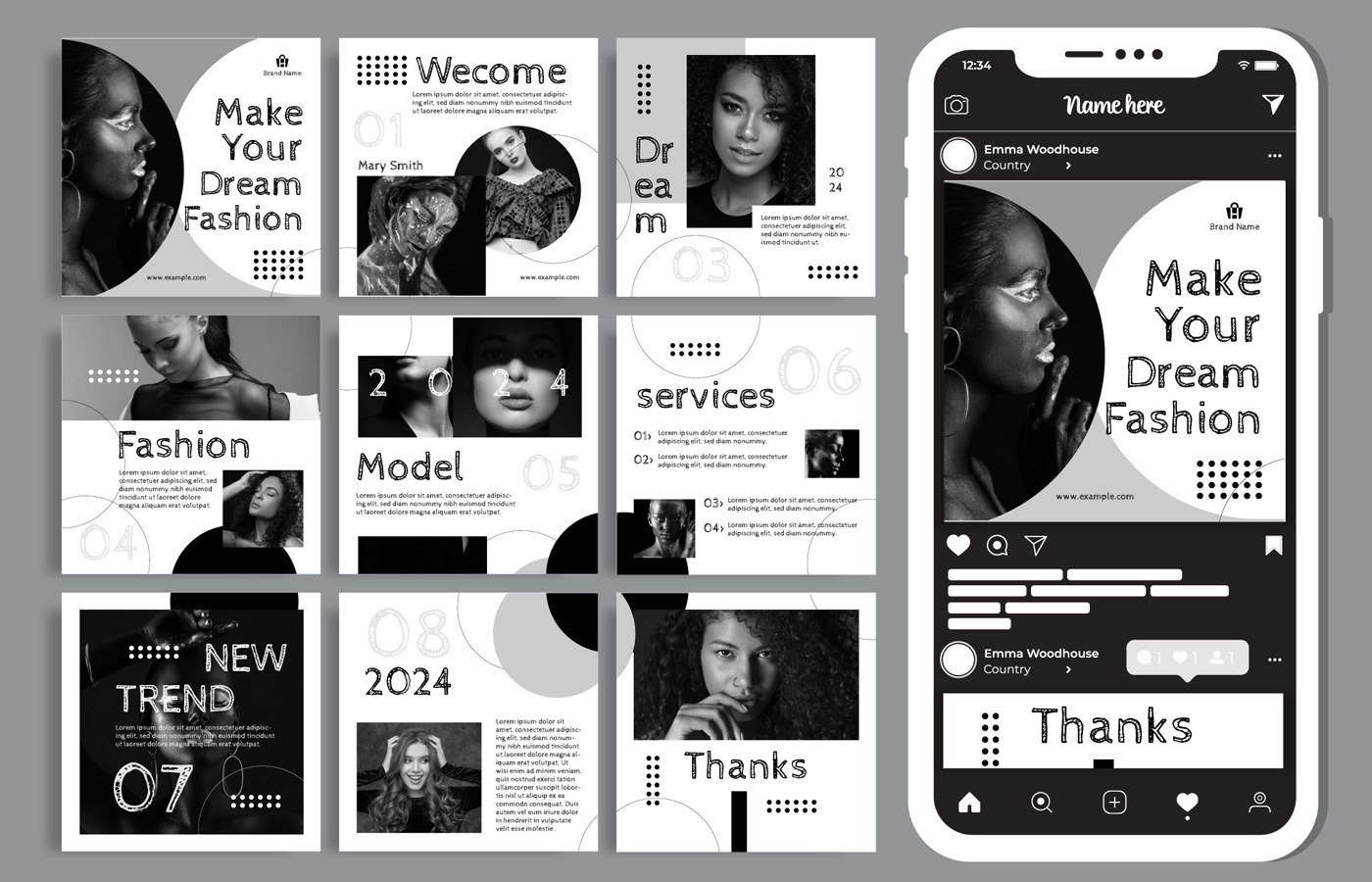 Social Media Post Layout