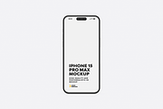 iPhone 15 Pro Max Mockup, an iPhone Mockup by UnicDesign (Thumbnail 1 of 10)