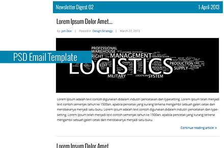 Clean Email Newsletter