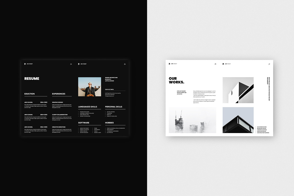 Architecture Portfolio Template, a Brochure Template by ArtisanaAura (Photo 6 of 18)