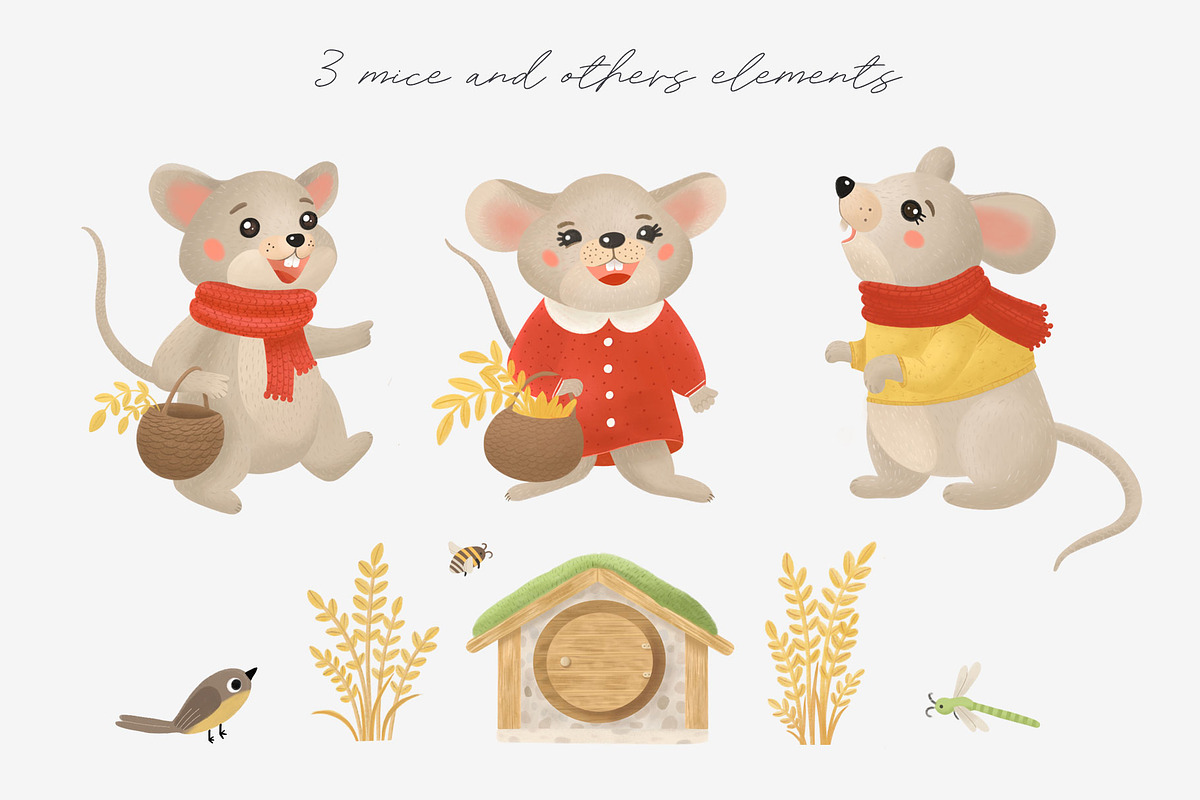 Mice & Ears Seamless Patterns, a Pattern Graphic by Letters-Shmetters (Photo 3 of 9)