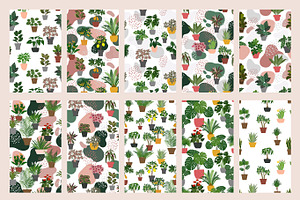 Tropical Plants Vector.