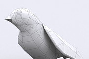 3DRT -Birds and critters - Sparrow, an Animal 3D Model by 3DRT.com (Thumbnail 3 of 3)