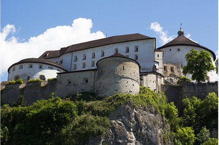 Medieval castle perched on a cliff, a Nature Photo by Irina
