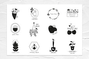 Gardening & Floral Logos Collection