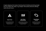 3D V3CTORS - 60 Geometric Vectors, an Object Graphic by assetpro.design (Thumbnail 12 of 13)