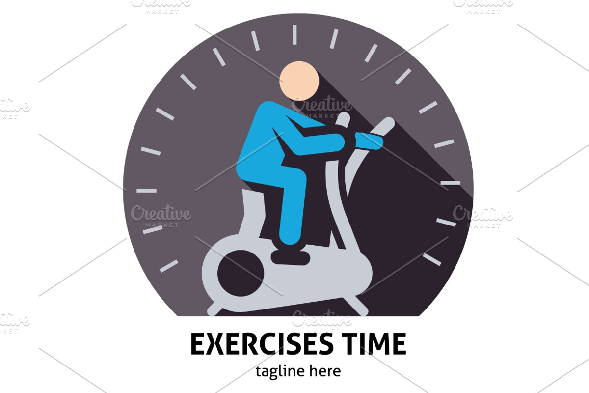 Exercises Time Logo, a Branding & Logo Template by Design_Planet