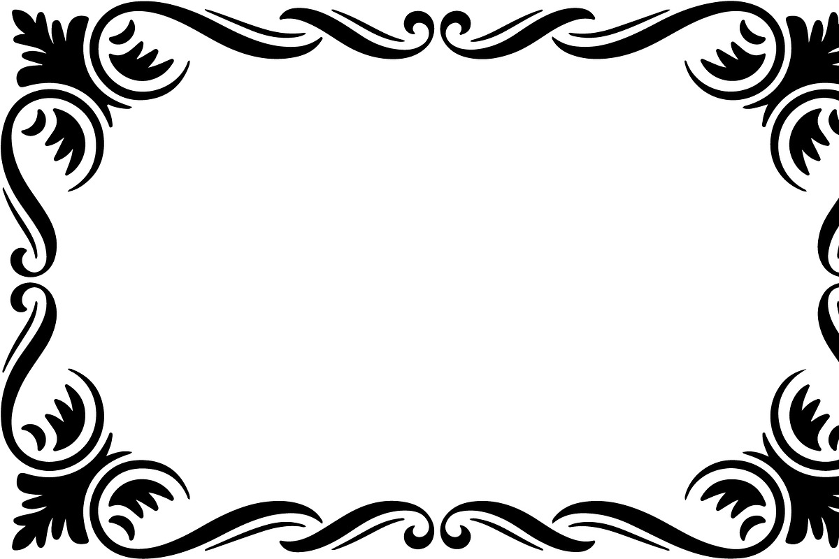 Elegant Decorative Border Frame, a Decorative Illustration by himelgfx (Photo 15 of 21)