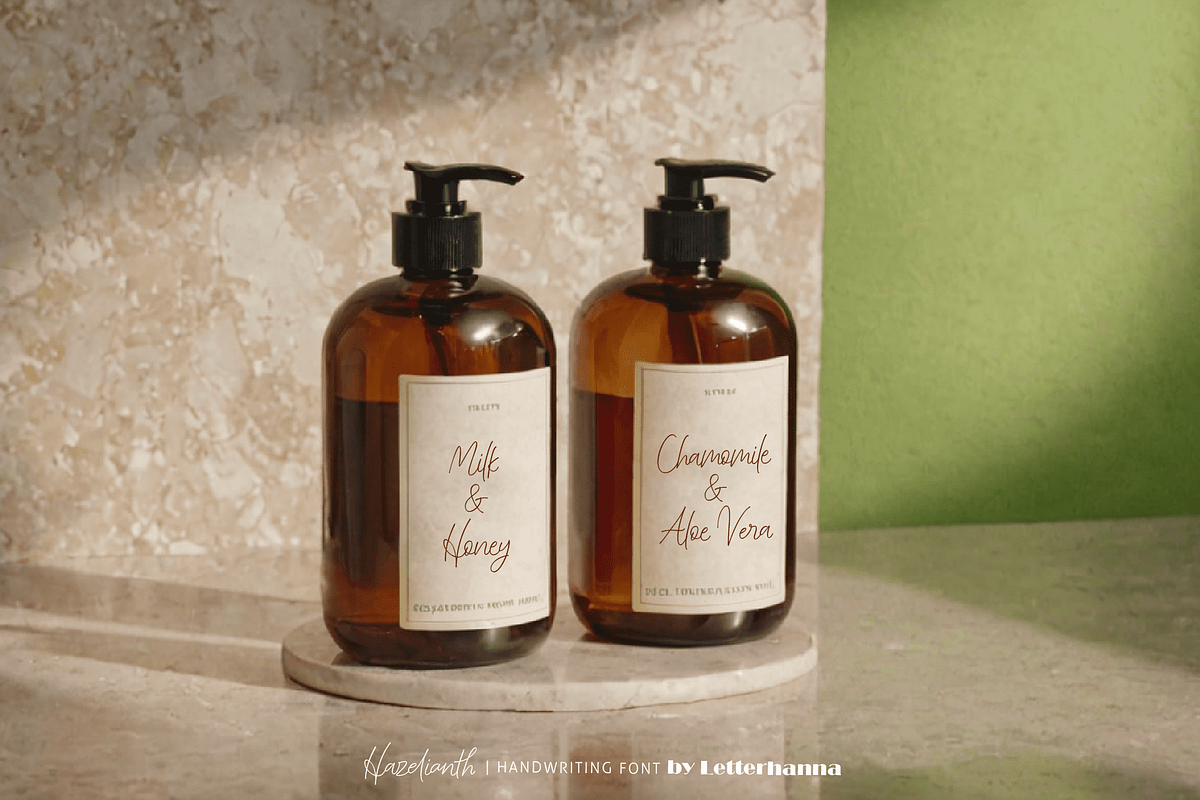 Hazelianth Font, a Handwritten Font by Letterhanna Studio (Photo 3 of 12)