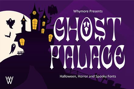 Ghost Palace – Halloween Font, a Symbol Font by WhymoreArt