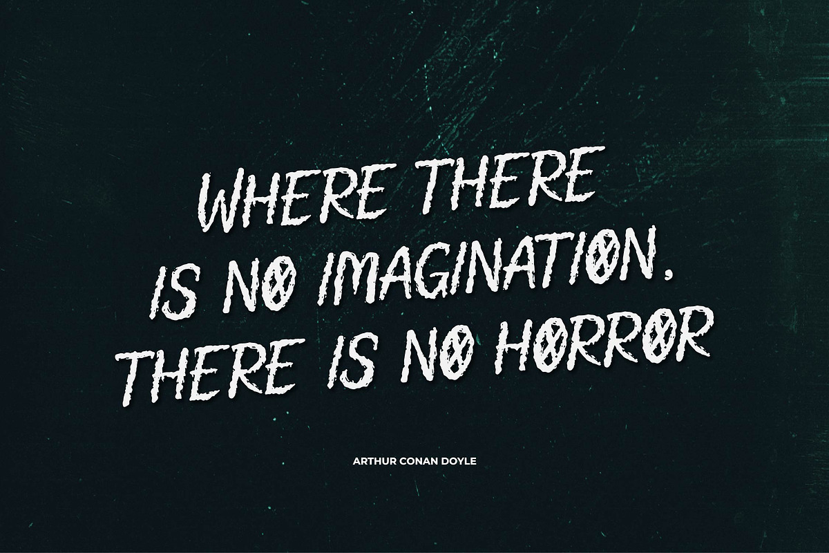 Wrong Mansion | Horror Font, a Font by Denustudios (Photo 8 of 14)