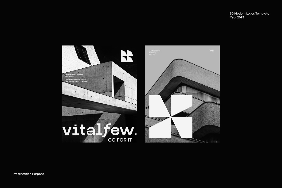 32 Modern Logo Template, a Branding & Logo Template by Nowshinz Shoma (Photo 4 of 20)