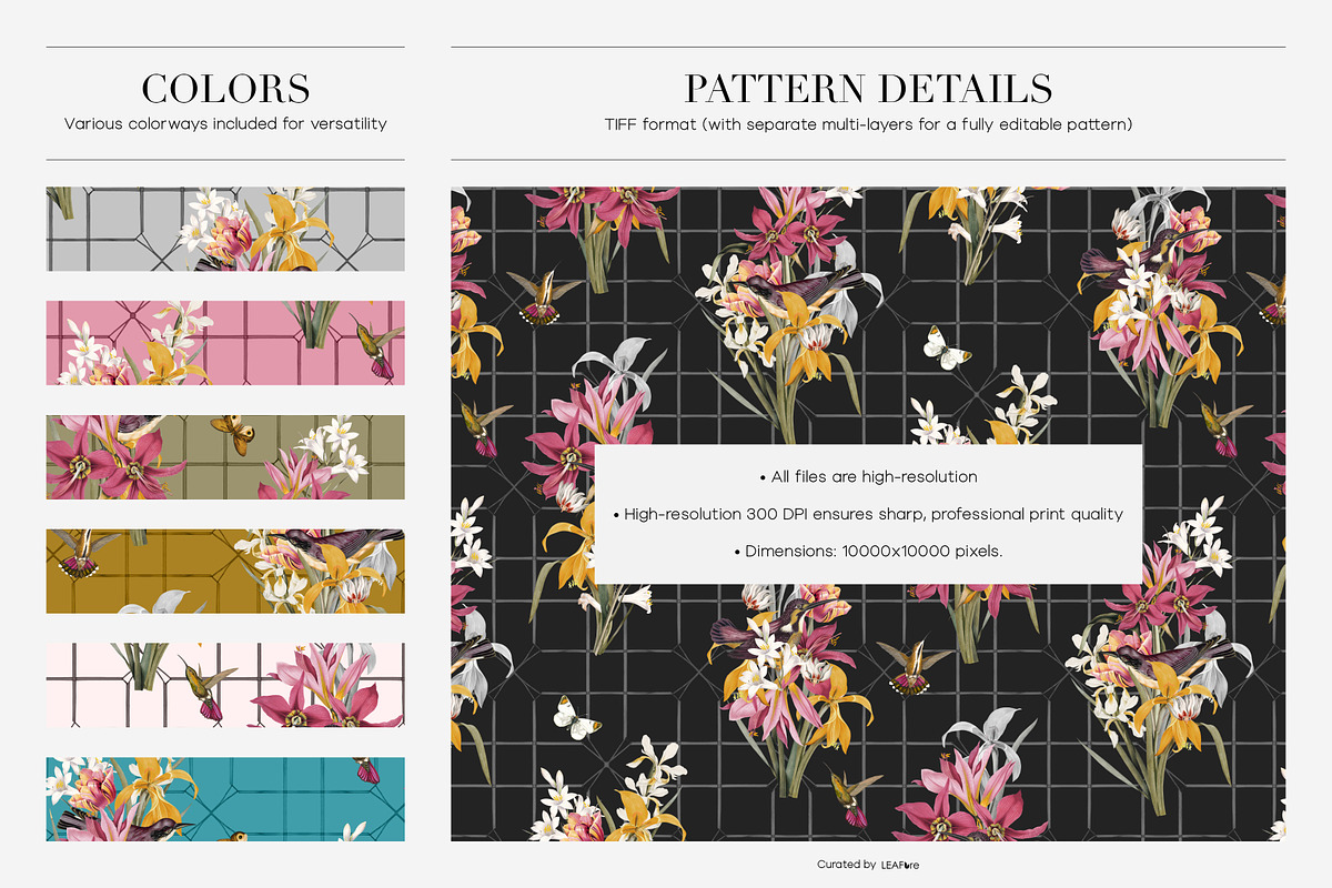 Garden Geometry Seamless Patterns, a Pattern Graphic by LEAFure (Photo 2 of 11)
