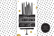 Birthday Cards and Design Elements, an Object Graphic by Le Chernina (Thumbnail 1 of 3)