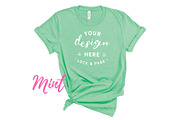 Bella Canvas TShirt Mockups On White, a Shirt Mockup by lock and page (Thumbnail 34 of 92)