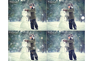 Winter Bokeh Overlays, an Object Graphic by Paper Farms (Thumbnail 3 of 6)