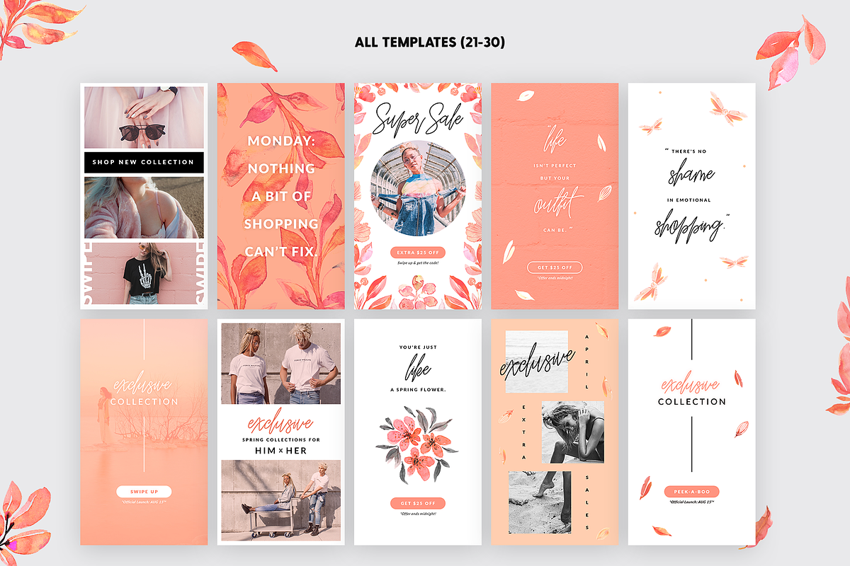 Instagram Stories - Lovely Blush Ed., a Social Media Template by The Wedding Shop (Photo 3 of 8)