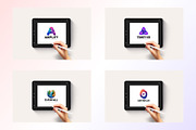 10 Vibrant 3D Gradient Logo Pack, a Branding & Logo Template by AmmarZahoor (Thumbnail 5 of 10)