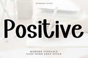 Positive, a Script Font by InermediaSTUDIO (Thumbnail 1 of 7)