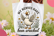 Spring Silly Goose PNG, an Illustration by OK Design (Thumbnail 2 of 6)