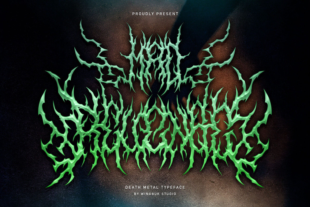 Mad Revenge | Metal Font