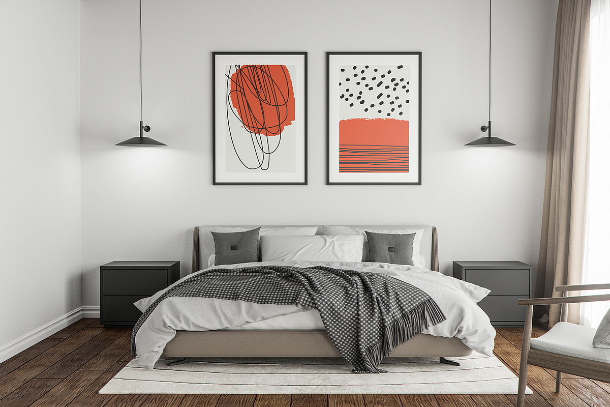 Mid century minimalist retro art 2, a Decorative Illustration by SmartDesign (Photo 2 of 6)
