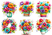 Whimsical Spring Wildflower Clipart, an Illustration by Designworld (Thumbnail 6 of 8)