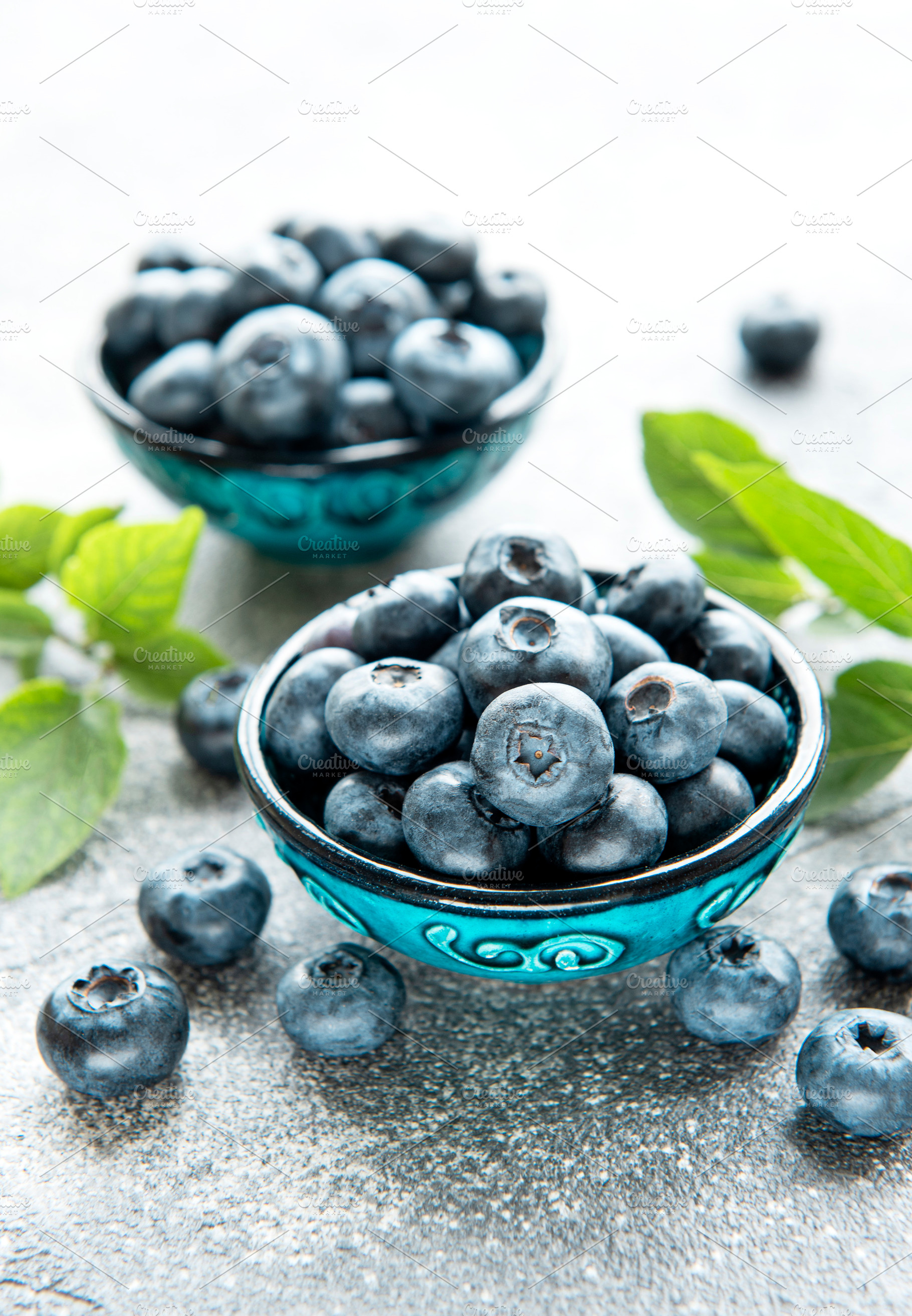 Freshly picked blueberries, a Food & Drink Photo by Olena Rudo