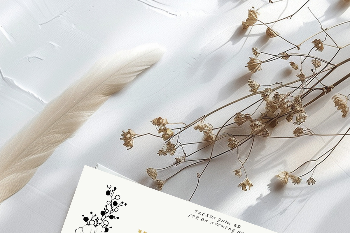 Meadow Wildflower Line Art Bundle, a Decorative Illustration by Sunshine Art (Photo 11 of 18)