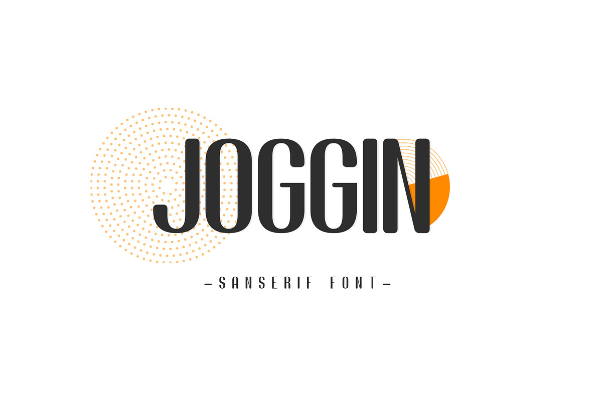 Joggin Modern Font, a Sans Serif Font by Design Stag (Photo 3 of 6)