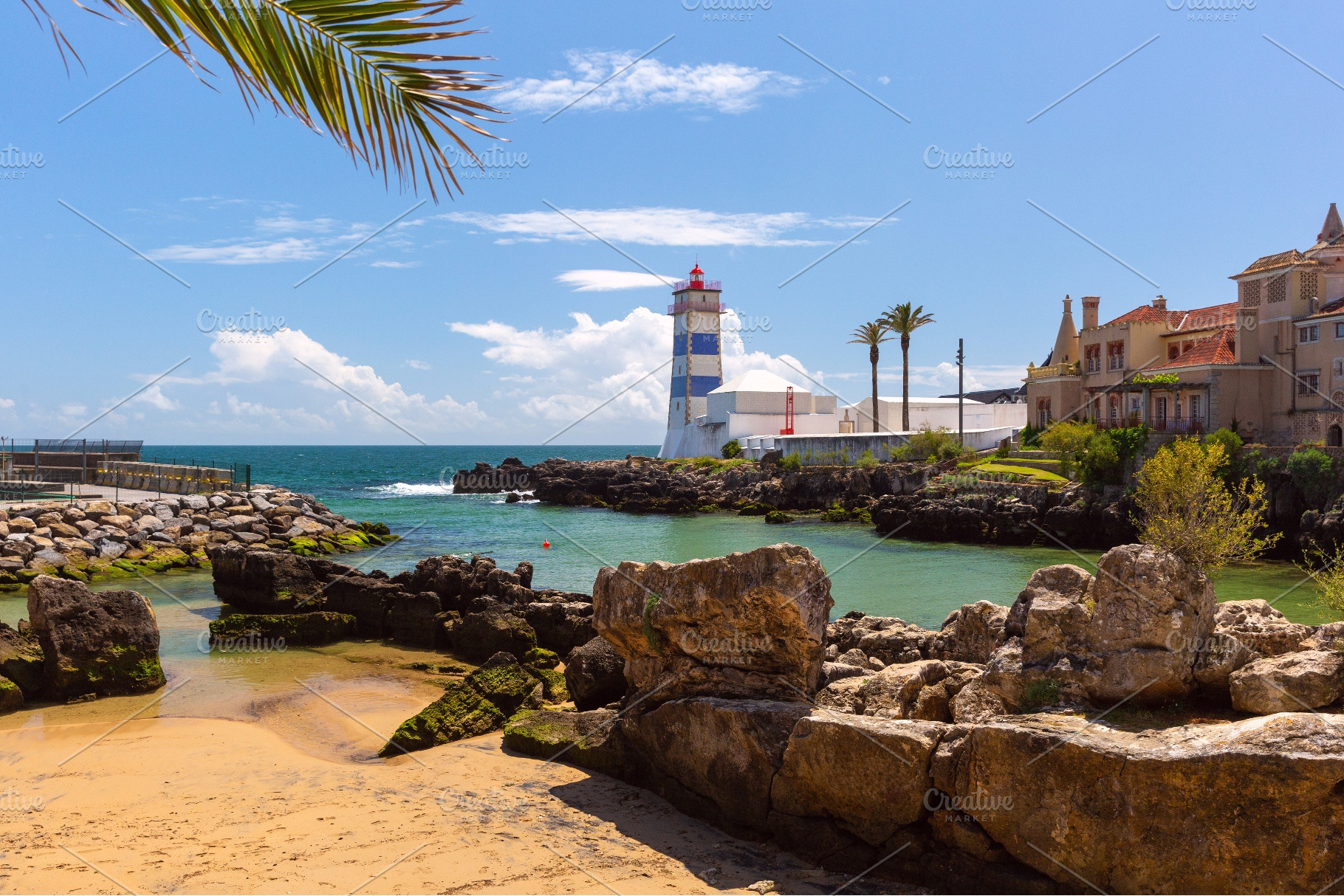 Santa Marta Lighthouse on the Rocky, an Architecture Photo by kavalenkava