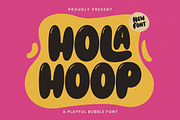 Holahoop - Playful Font, a Font by Flawless And Co (Thumbnail 1 of 10)