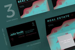 Business Cards Real Estate Company