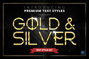 Gold & Silver #4 - 20 Text Styles, a Layer Style Add-On by Jonas Stensgaard (Thumbnail 8 of 23)