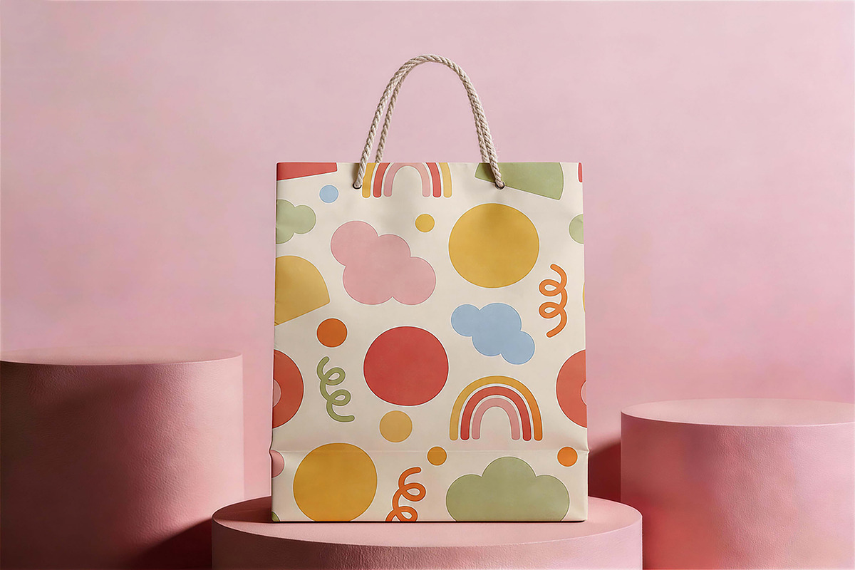 Paperbag Gift Mockup, a Product Mockup by Pitchlook.Studio (Photo 2 of 4)