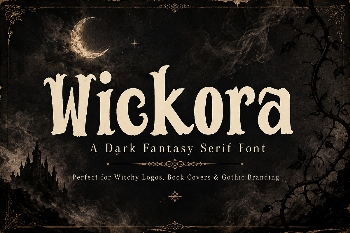 Wickora, a Serif Font by Wow Magic (Photo 1 of 5)