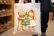 Cute Christmas Gingerbread Man Clipa, an Illustration by Rose Art (Thumbnail 5 of 7)