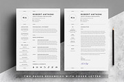 3 Pages Clean Resume/CV Template, a Resume Template by WhiteGraphic (Thumbnail 3 of 4)