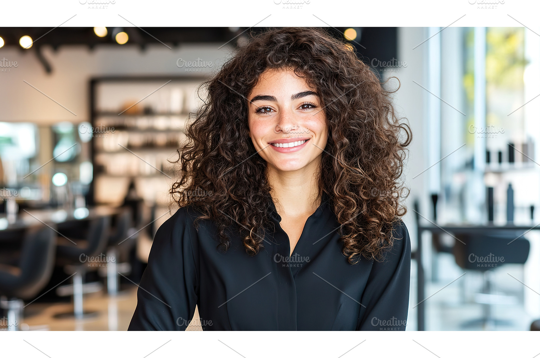 Portrait of a Smiling Latino Woman, a Person Photo by Lermont51