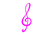 Music icon design template, a Solid Icon by Sumberpangan (Thumbnail 2 of 3)