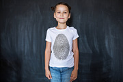 100 Kid's T-Shirt Mock-Up 2018 #22, a Shirt Mockup by Freeman Studio (Thumbnail 48 of 107)