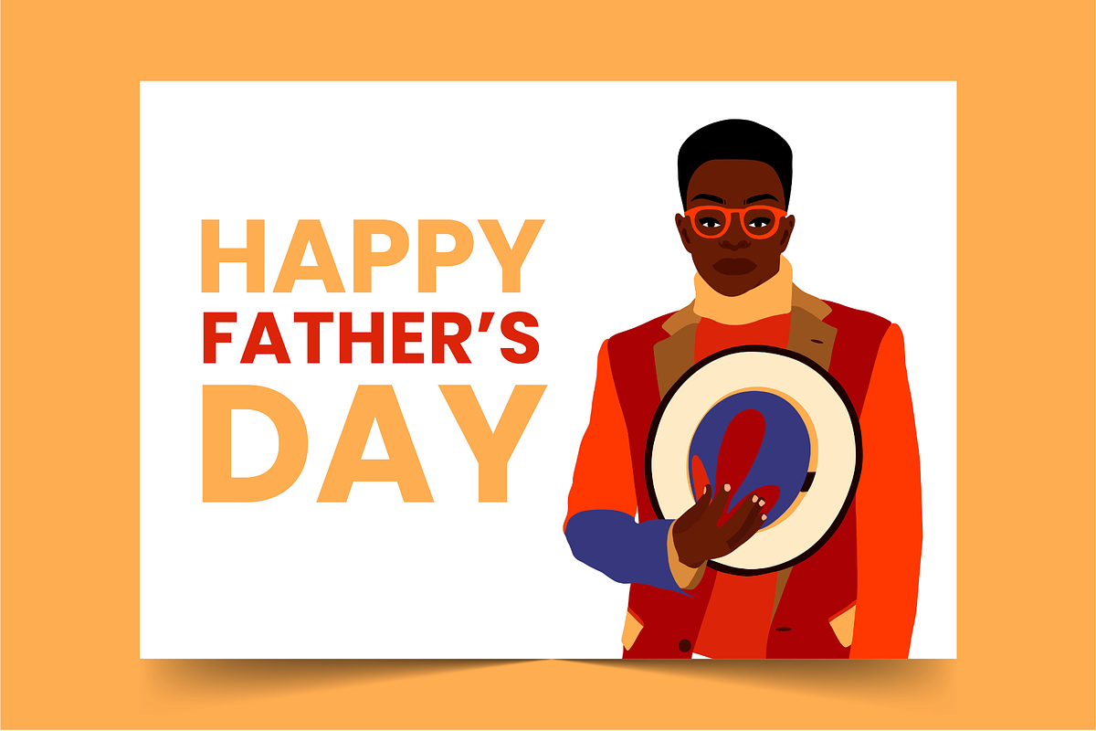 Happy Fathers Day Card, a Card Template by nataliemukundu (Photo 1 of 2)