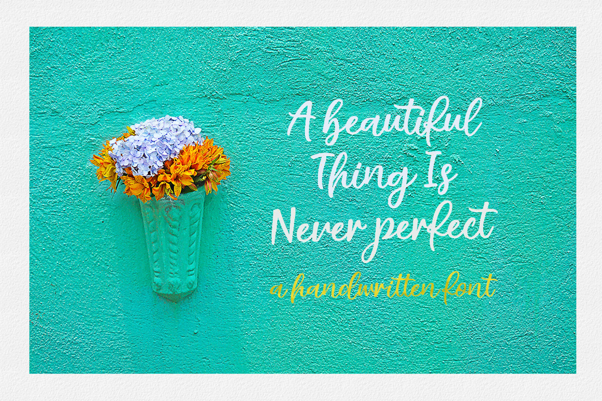 Moslia Handwritten Font, a Handwritten Font by Stripes Studio (Photo 6 of 8)