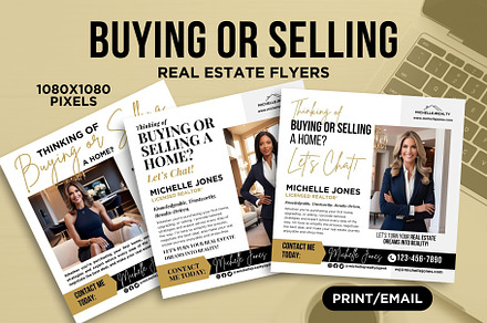 DIY Realtor Flyer Buying or Selling