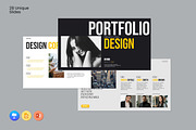 Portfolio Presentation Template, a Presentation Template by Slide_Genius1 (Thumbnail 1 of 9)