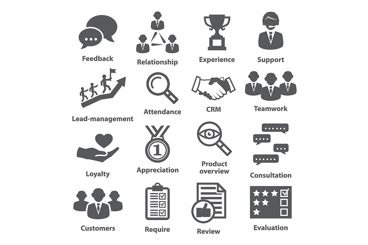 Business management icons. Pack 03., an Icon by IhorZigor