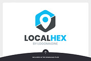 Local Hex Logo Template, a Branding & Logo Template by LOGOMAGINE (Thumbnail 6 of 16)