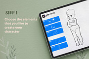 Procreate Character Design, a Brush Add-On by KsTumanova (Thumbnail 4 of 6)
