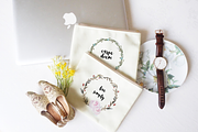 Flower Wreath and Floral Elements, an Illustration by artemyst (Thumbnail 4 of 4)