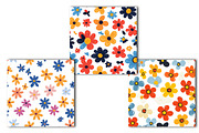 Colorful Flower Seamless Pattern, an Illustration by OK Design (Thumbnail 2 of 4)